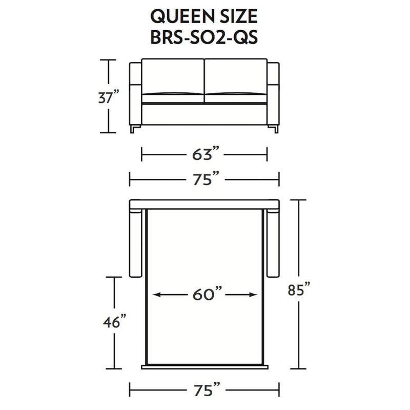 Bryson Queen Size Comfort Sleeper Sofa