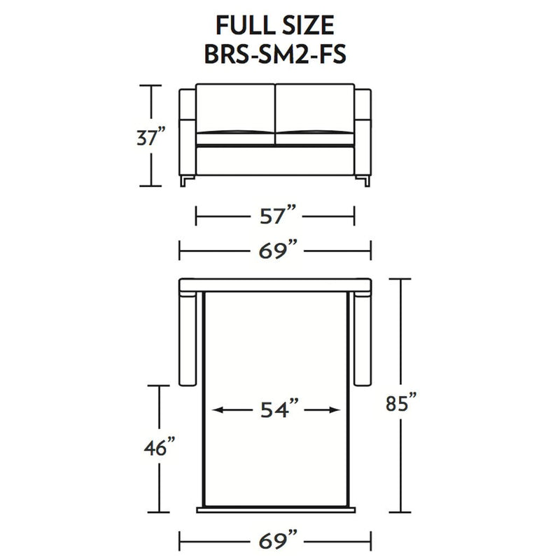 Comfortable Sleeper Sofa Bryson Full Size