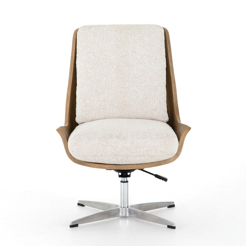 Burbank Desk Chair - Elder Sand Front View