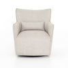 Kimble Swivel Chair - Noble Platinum Front View