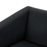 Black Velvet Accent Chair