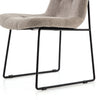 Camile Dining Chair Iron Leg View