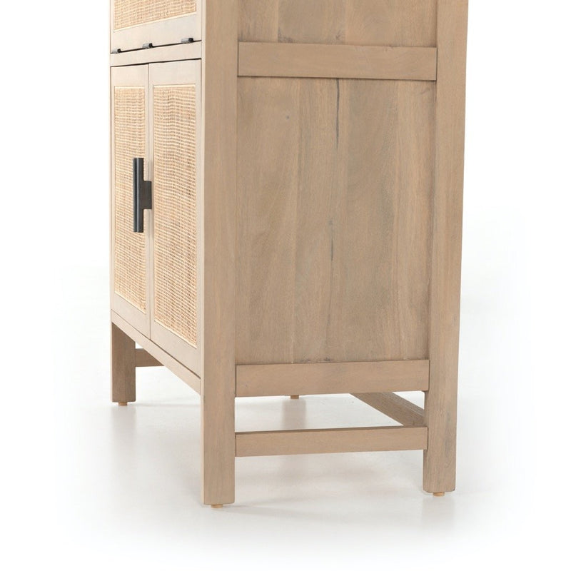 Caprice Bar Cabinet Angled Corner View