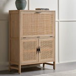 Four Hands Caprice Bar Cabinet - Natural Mango