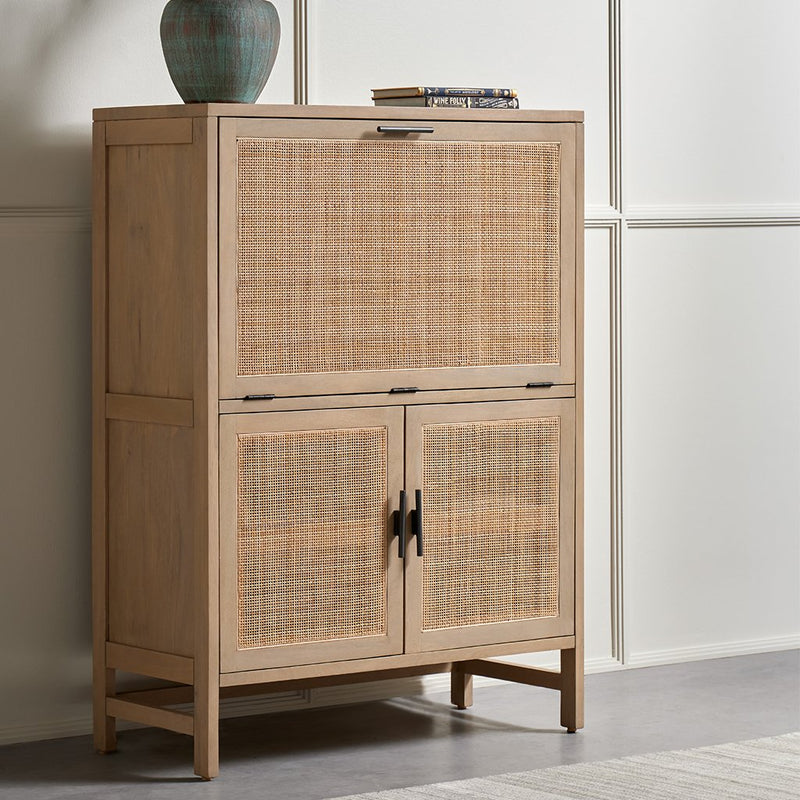 Four Hands Caprice Bar Cabinet - Natural Mango