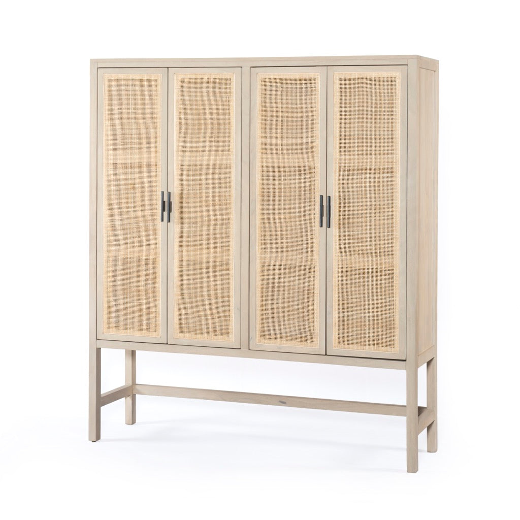 Four Hands Caprice Cane Weave Cabinet