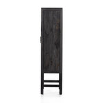 Caprice Narrow Cabinet Black Wash Mango Side View 225960-001
