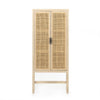 Caprice Narrow Cabinet Natural Mango Front View 225960-002
