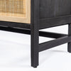 Caprice Sideboard - Black Wash Mango Legs