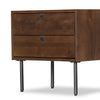 Four Hands Carlisle Nightstand Russet Oak Iron Legs