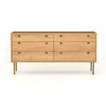 Carlisle 6 Drawer Oak Dresser Front View