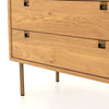 Carlisle 6 Drawer Oak Dresser Bottom Detail