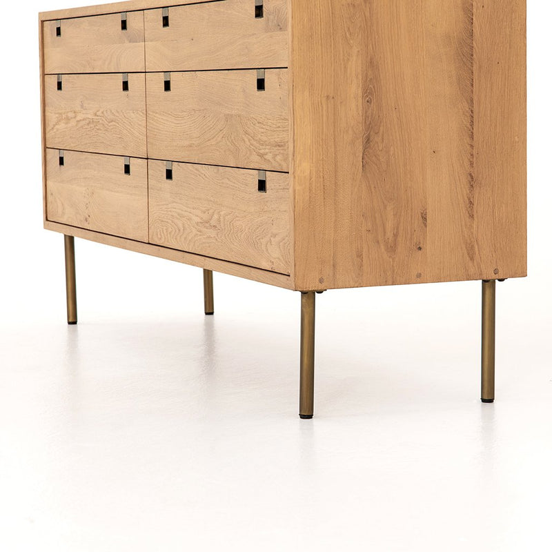 Carlisle 6 Drawer Oak Dresser Drawer View