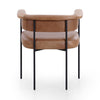 Four Hands Carrie Dining Chair Chaps Saddle Back View