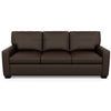 Carson Three Seat Leather Sofa by American Leather in Bali Mocha