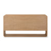 Caspian 6 Drawer Dresser Natural Ash Veneer Back View Four Hands