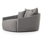 Chloe Media Lounger - Fallon Charcoal