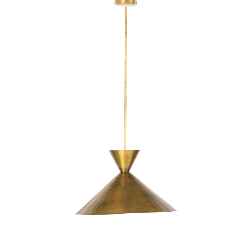 Clement Large Pendant Burnt Brass Hanging 231132-001
