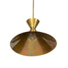 Clement Large Pendant Burnt Brass Underside View Four Hands