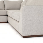 Leg View Colt Sectional Sofa - Aldred Silver