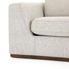 Arm Detail Colt Modern Fabric Sofa - Aldred Silver