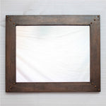 Hammered Copper Accent Mirror - Dark