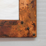 Hammered copper entryway mirrors - 34" x 31"