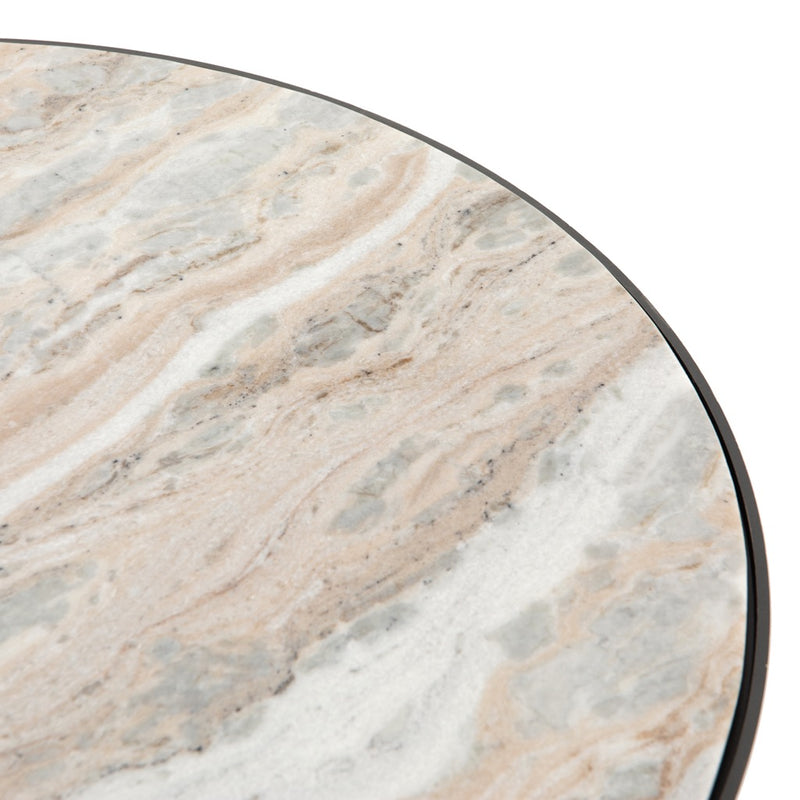 Corbett Coffee Table - Creamy Taupe Marble