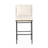 Crete Bar Stool - Savile Flax front view