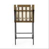 Crete Bar & Counter Stool - Savile Flax ladderback view