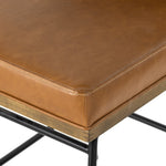 Crete Counter Stool Butterscotch seat up close