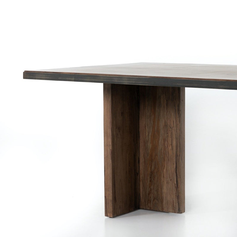 Cross Dining Table - Spalted Alder Legs