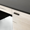 Cuzco Desk - Bleached Yukas Black Ash Top