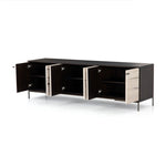 Cuzco Media Console Open Cabinets