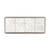 Honeycomb Patterned Glass Door Sideboard