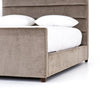 Daphne Sage Worn Velvet Bed Four Hands Bedroom Furniture