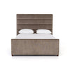 Daphne Sage Worn Velvet Bed Four Hands Bedroom Furniture