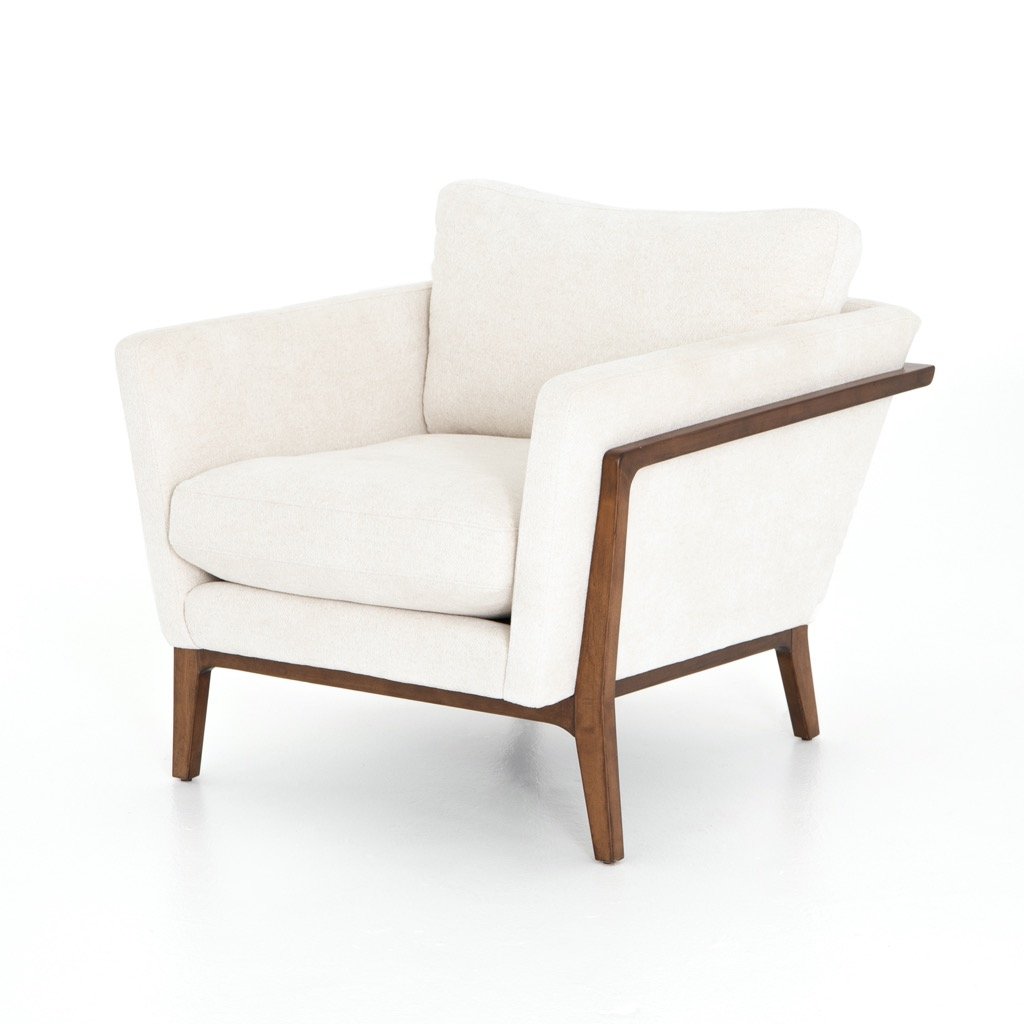 Dash Chair - Camargue Cream Angled View