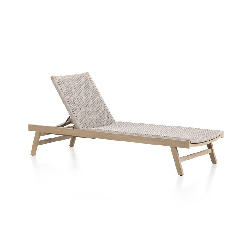 Delano Outdoor Chaise full view left side