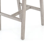 Delano Outdoor Teak Stool - Grey JSOL-022A Four Hands