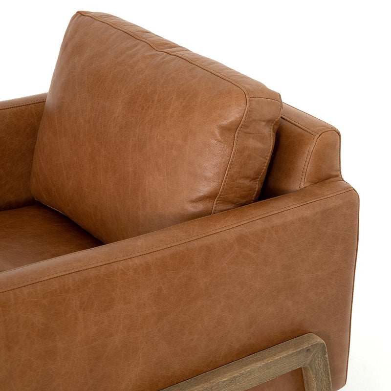 Diana Leather Arm Chair - Sonoma Butterscotch Four Hands CKEN-294N-671