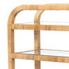 Dory Bar Cart - Honey Rattan