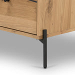 Eaton Filing Cabinet Light Oak Resin Iron Leg