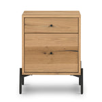 Eaton Filing Cabinet Light Oak Resin Front View