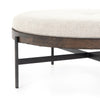 Edwyn Large Ottoman - Solid Beech Wood / Iron Base