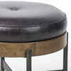 Edwyn Small Ottoman Leather Ottoman