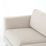 Elijah 92" Sofa Clancy Beige Performance Fabric Top View