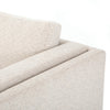 Elijah 92" Sofa Clancy Beige Performance Fabric Top Corner View