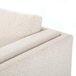 Elijah 92" Sofa Clancy Beige Performance Fabric Top Corner View