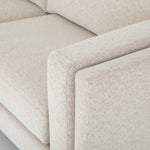 Elijah 92" Sofa Clancy Beige Performance Fabric Arm Rest Detail